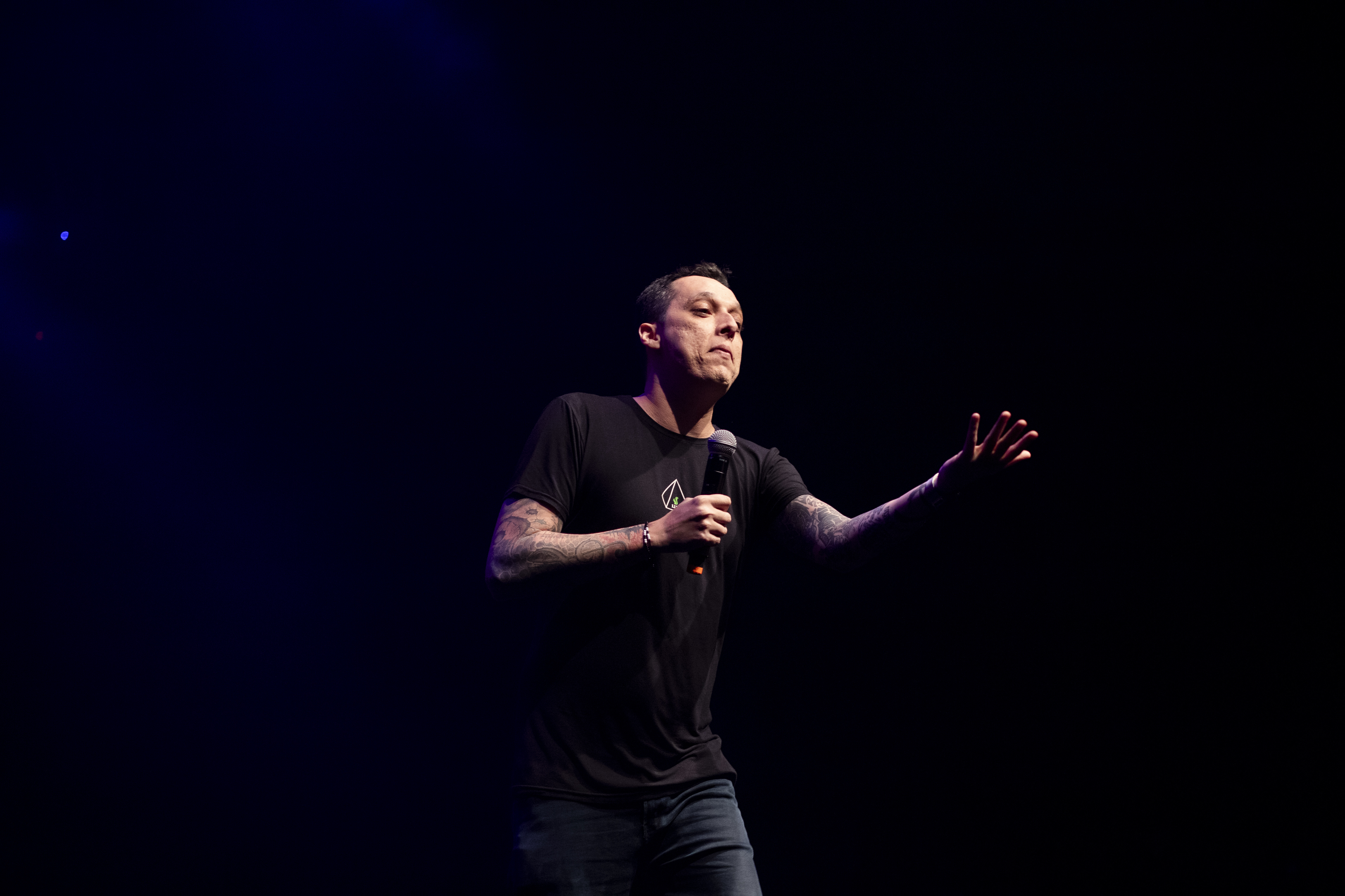 Nil Agra no palco